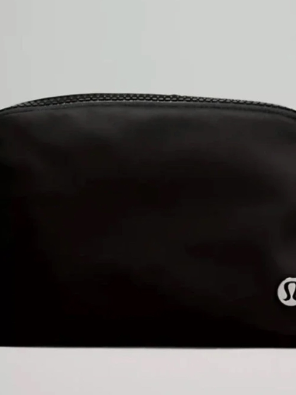 Lululemon Everywhere Belt Bag, 1L, Black, Silver Metal Hardware, Like New
